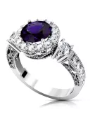 Ring Vintage craft Alexandrite Sterling silver 925 vrc003s